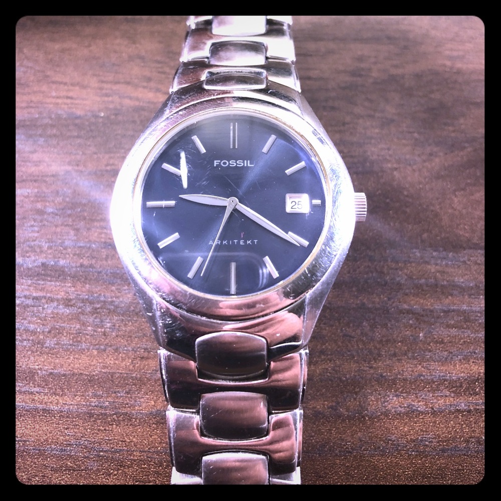 Men’s date Fossil FS-2906 Arkitekt 90’s vintage